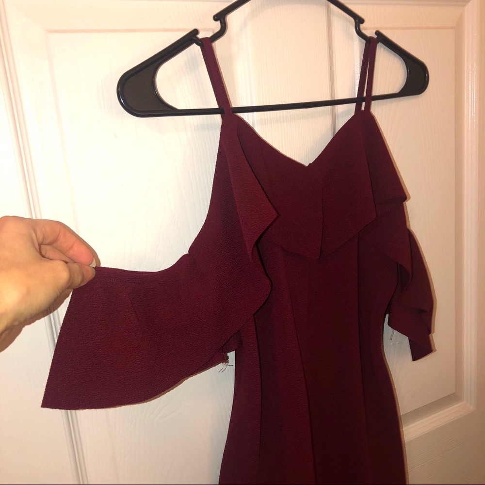 Maroon dress